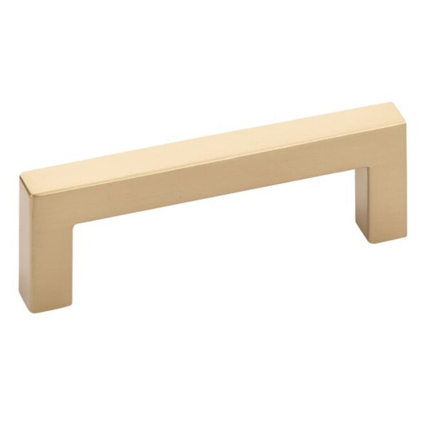 Emtek Warwick Cabinet Pull with 3-1/2 in Center to Center Satin Brass Finish - 86704US4