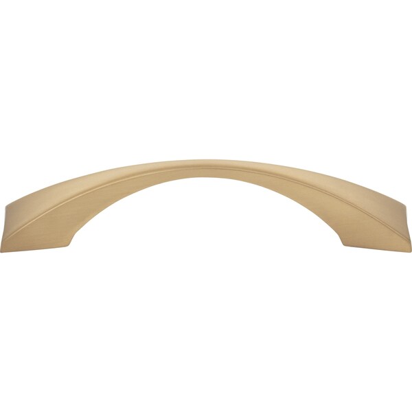 Elements By Hardware Resources 96 mm Center-to-Center Satin Bronze Square Glendale Cabinet Pull - 525-96SBZ