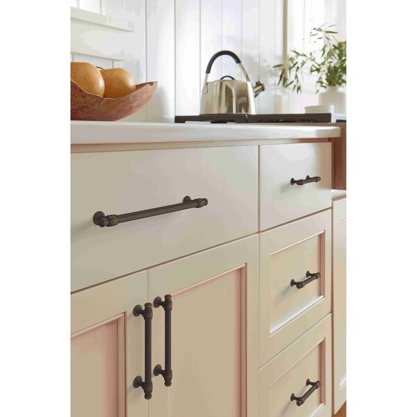 Amerock Winsome 7-9/16 in 192 mm Center-to-Center Oil Rubbed Bronze Cabinet Pull - BP36768ORB