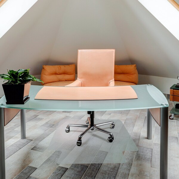 Floortex Ultimat Polycarbonate Lipped Chair Mat for Hard Floor - 48" x 53" - FR1213419LR