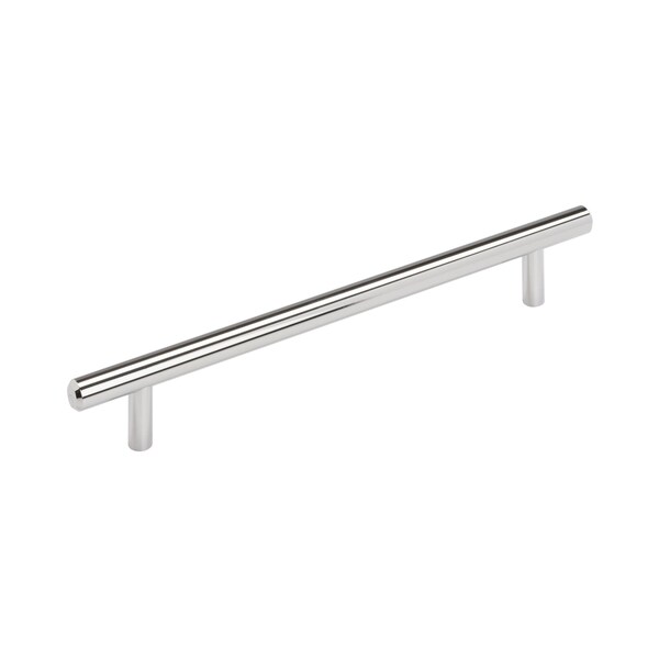 Amerock Bar Pulls 7-9/16 in 192 mm Center-to-Center Polished Chrome Cabinet Pull - BP4051826