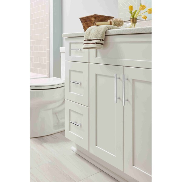 Amerock Bar Pulls 5-1/16 in 128 mm Center-to-Center Polished Chrome Cabinet Pull - BP4051726