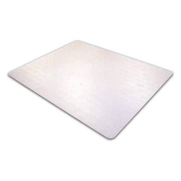 Floortex Chair Mat 48"x53", Traditional Lip Shape, Clear, for Carpet - FR1113423LR