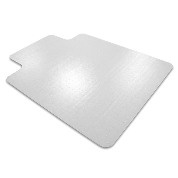 Floortex Cleartex Enhanced Polymer Lipped Chair Mat for Carpets up to 3/8" - 48" x 51" - FRECO114851LP