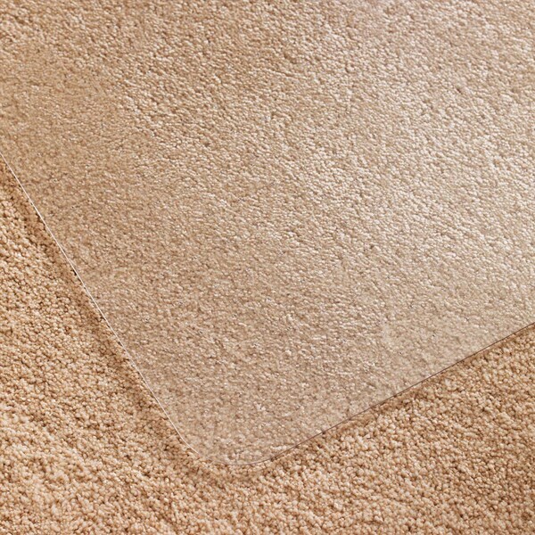 Floortex Cleartex Enhanced Polymer Lipped Chair Mat for Carpets up to 3/8" - 48" x 51" - FRECO114851LP