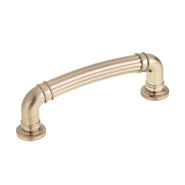Richelieu 3 3/4 in (96 mm) Center-to-Center Champagne Bronze Traditional Drawer Pull - BP881896CHBRZ