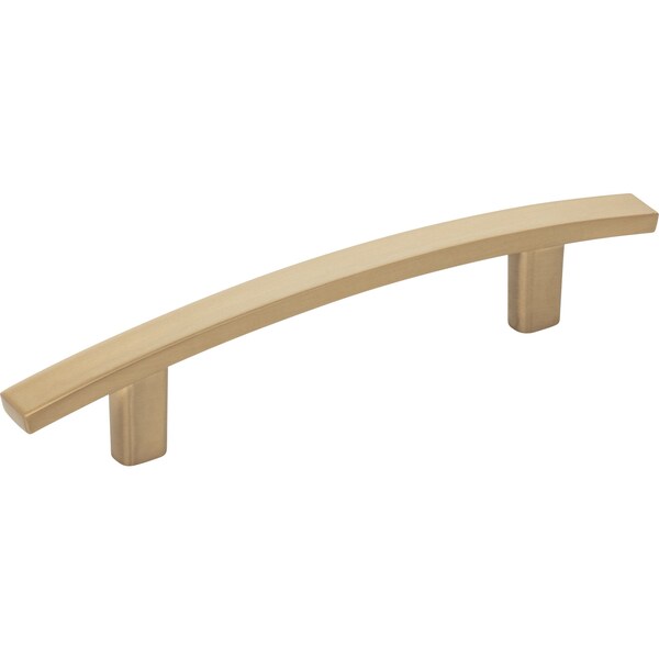 Elements By Hardware Resources 96 mm Center-to-Center Satin Bronze Square Thatcher Cabinet Bar Pull - 859-96SBZ