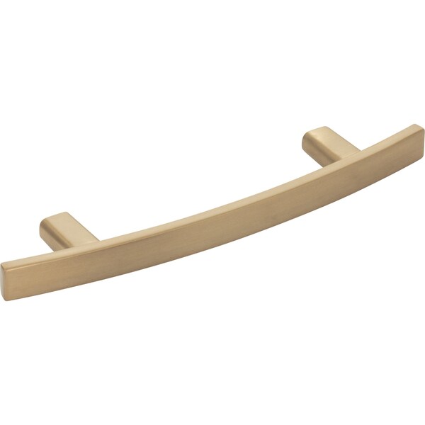 Elements By Hardware Resources 96 mm Center-to-Center Satin Bronze Square Thatcher Cabinet Bar Pull - 859-96SBZ