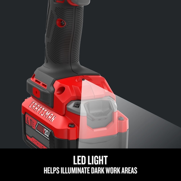 Craftsman Cordless 1/2" Impact Wrench Kit 20V - CMCF900M1