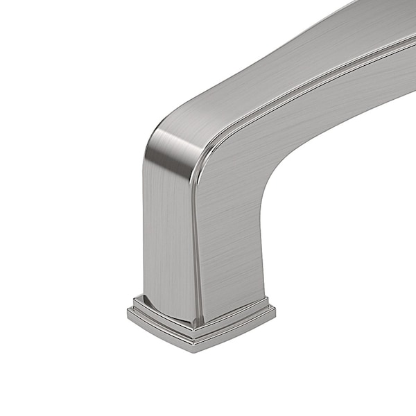 Richelieu Hardware Charlemagne Collection 5 1/16-inch 128 mm Brushed Nickel Transitional Curved Cabinet Pull - BP810128195