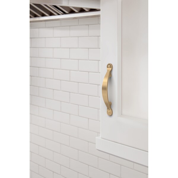 Amerock Inspirations 3 inch 76mm Center-to-Center Champagne Bronze Cabinet Pull - BP1590CZ