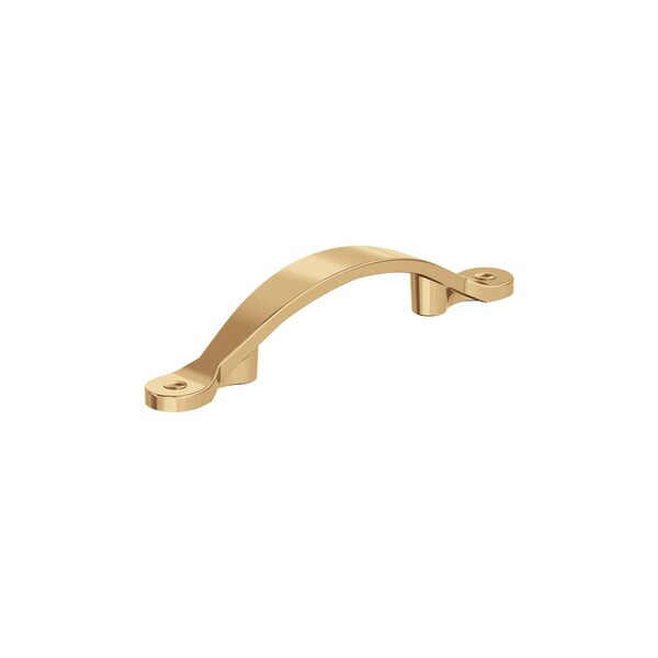 Amerock Inspirations 3 inch 76mm Center-to-Center Champagne Bronze Cabinet Pull - BP1590CZ