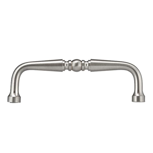 Richelieu 3-1/2 in. (89 mm) Center-to-Center Brushed Nickel Traditional Drawer Pull - BP1451195