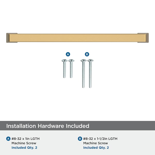Amerock Blackrock 8 inch 203mm Center-to-Center Champagne Bronze Cabinet Pull - BP55282CZ
