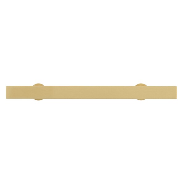 Richelieu 3 3/4-inch (96 mm) Center to Center Royal Gold Contemporary Cabinet Pull - BP886496162