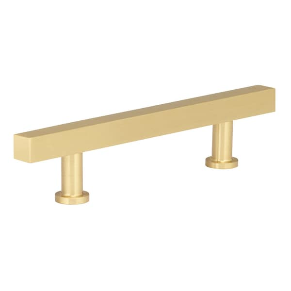 Richelieu 3 3/4-inch (96 mm) Center to Center Royal Gold Contemporary Cabinet Pull - BP886496162