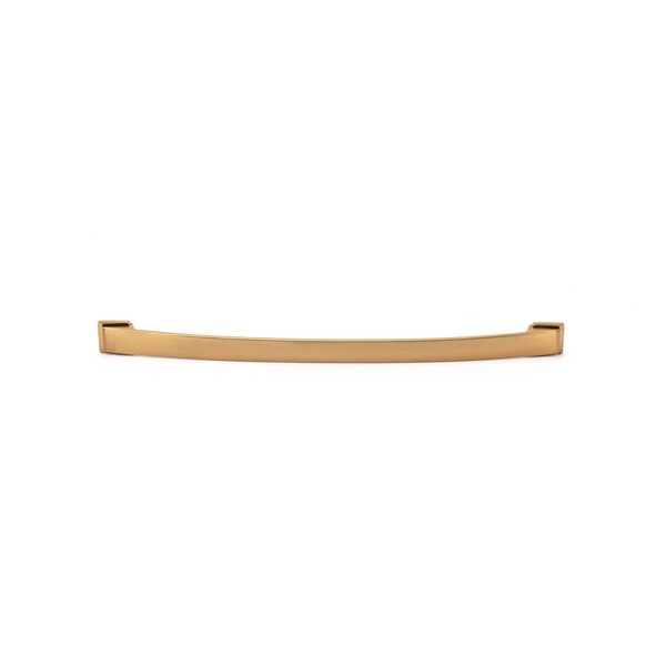 Richelieu 12 5/8 in (320 mm) Center-to-Center Aurum Brushed Gold Contemporary Cabinet Pull - BP83235320158
