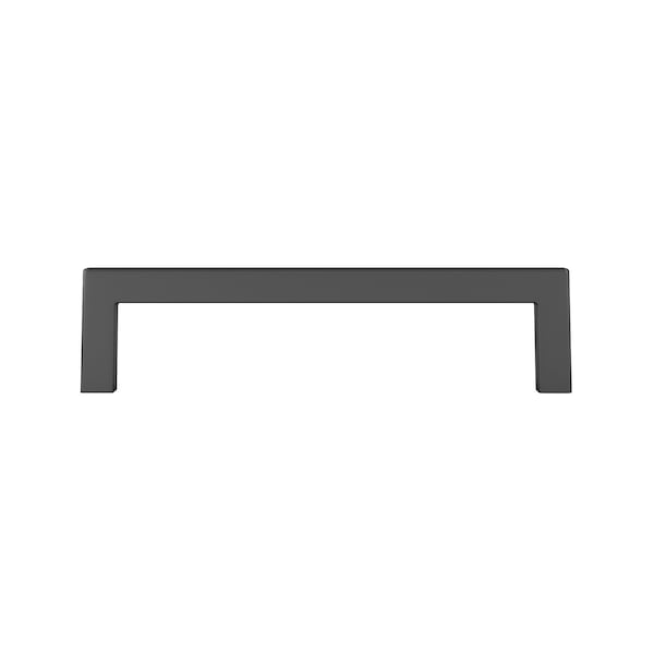 Richelieu Lambton Collection 5 1/16-inch (128 mm) Matte Black Modern Rectangular Cabinet Pull - BP873128900
