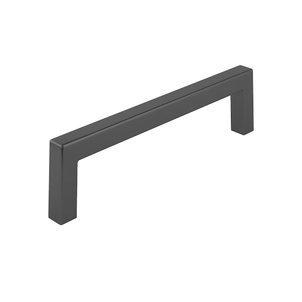 Richelieu Lambton Collection 5 1/16-inch (128 mm) Matte Black Modern Rectangular Cabinet Pull - BP873128900