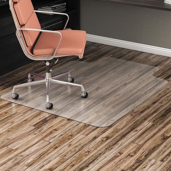 Palacedesigns ALE 36 x 48 in. Non-Studded Chair Mat for Hard Floor with Lip, Clear - PA3200847