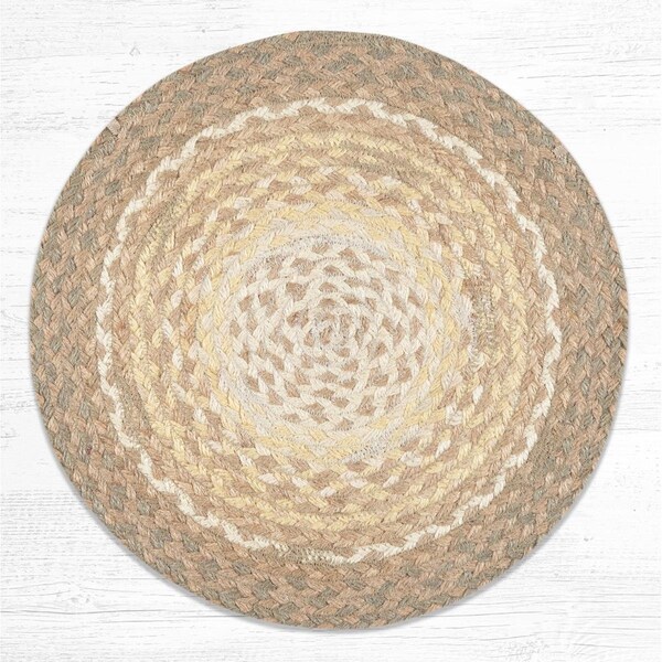 Palacedesigns 15.5 x 15.5 in. CH-776 Jute Chair Pad, Natural - PA2846555