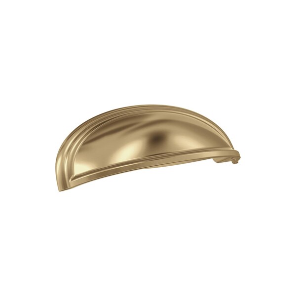 Amerock Ashby 3 inch or 4 inch 76mm or 102mm Center-to-Center Champagne Bronze Cabinet Cup Pull - BP36640CZ
