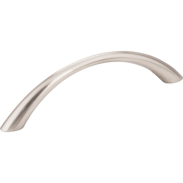 Elements By Hardware Resources 96 mm Center-to-Center Satin Nickel Arched Capri Cabinet Pull - 4690SN