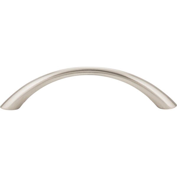 Elements By Hardware Resources 96 mm Center-to-Center Satin Nickel Arched Capri Cabinet Pull - 4690SN