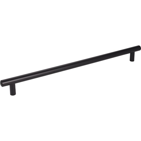 Jeffrey Alexander 320 mm Center-to-Center Matte Black Key West Cabinet Bar Pull - 370MB