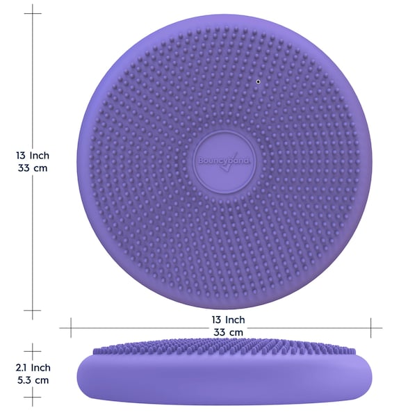 Bouncybands Big Wiggle Seat Sensory Cushion, Purple - WS33PU