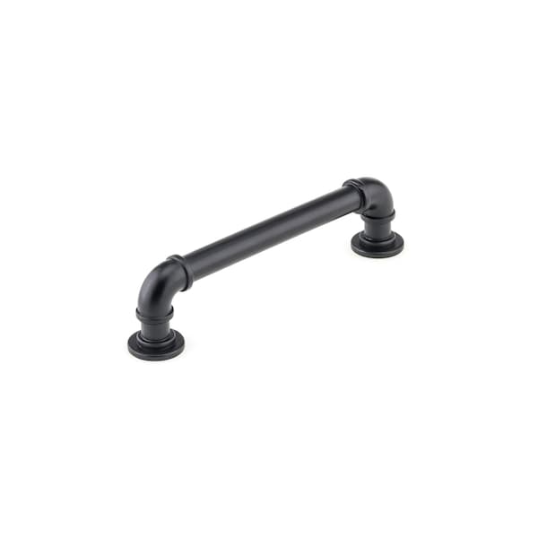 Richelieu 5 1/16 in (128 mm) Center-to-Center Matte Black Eclectic Drawer Pull - BP2209128900