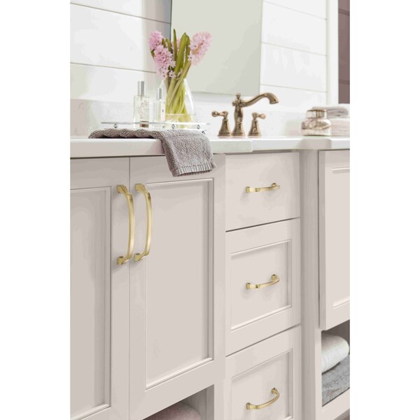 Amerock Revitalize 5-1/16 in 128 mm Center-to-Center Champagne Bronze Cabinet Pull - BP55346CZ
