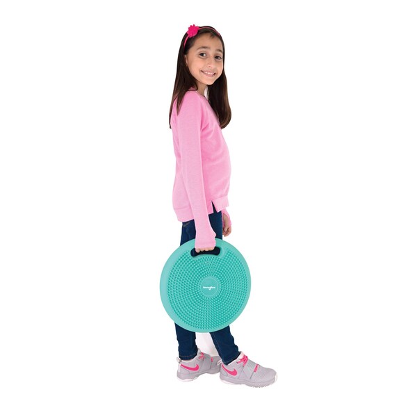 Bouncybands Portable Wiggle Seat Sensory Cushion, Green - WSHAGR