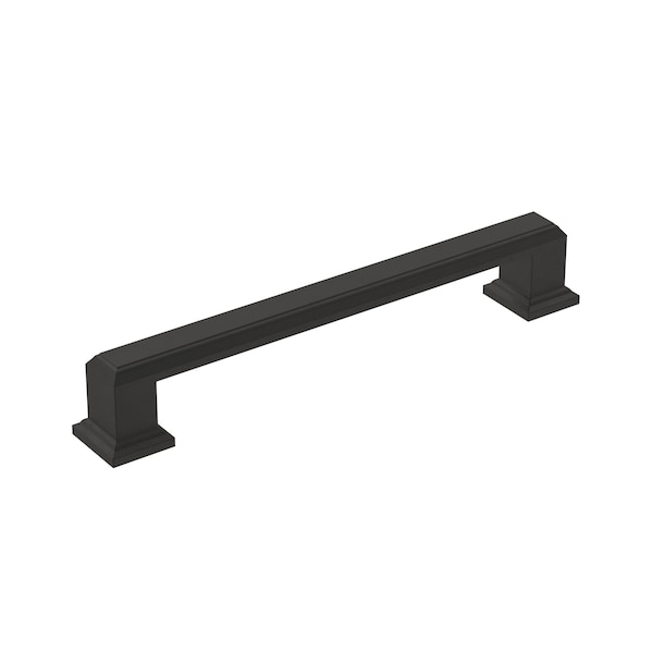 Amerock Appoint 5-1/16 in 128 mm Center-to-Center Matte Black Cabinet Pull - BP36760FB
