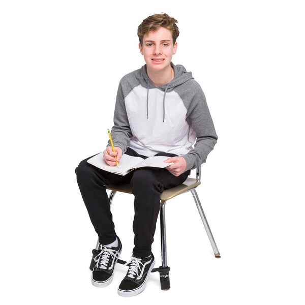 Bouncybands Bouncybands for Middle/High School Chairs, Black - CMBK