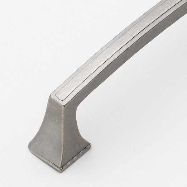 Gliderite Hardware 3 in. Center to Center Classic Base Pull Cabinet Hardware Handle - 87380-WN, 25PK - 87380-WN-25