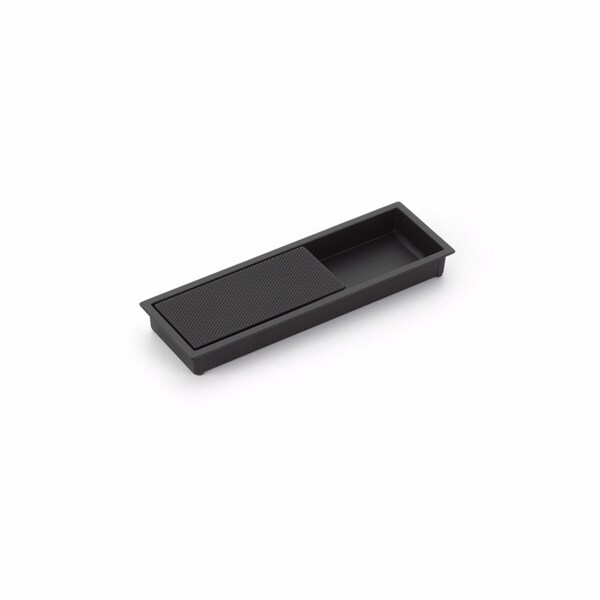 Schaub 2in x 6-1/4in Modo Recessed Pull Matte Black Finish - 1206-MB