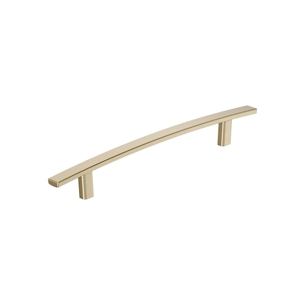 Amerock Cyprus 7-9/16 inch 192mm Center-to-Center Golden Champagne Cabinet Pull - BP26208BBZ