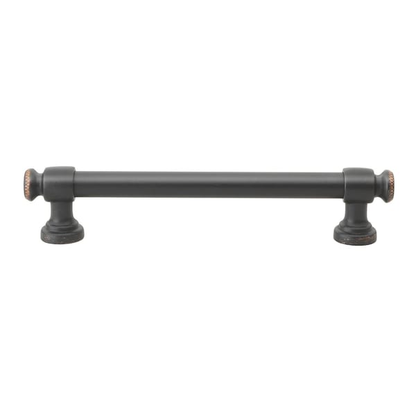 Gliderite Hardware 5-1/16 in. Center to Center Oil Rubbed Bronze Classic Euro Bar Pull - 4361-128-ORB, 5PK - 4361-128-ORB-5
