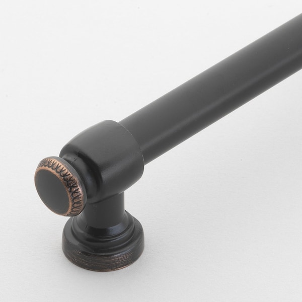 Gliderite Hardware 5-1/16 in. Center to Center Oil Rubbed Bronze Classic Euro Bar Pull - 4361-128-ORB, 5PK - 4361-128-ORB-5