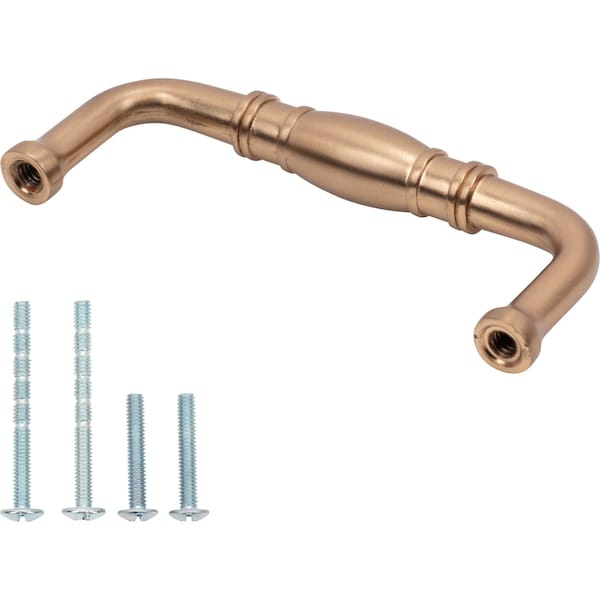 Designperfect 3'' Center-to-Center Handle Pull, Champagne Bronze/Gold - DPA-R572CBZ