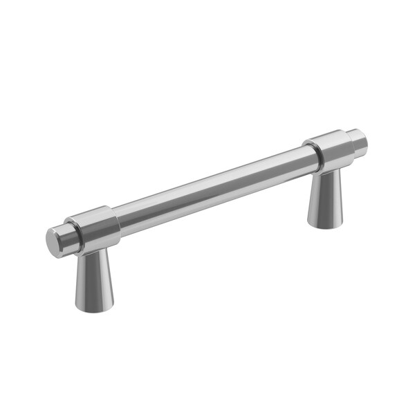 Amerock Destine 3-3/4 in 96 mm Center-to-Center Polished Chrome Cabinet Pull - BP3685826