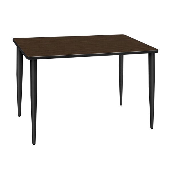 Regency Kahlo Training Seminar Table, 48 in W, 24 in L, Neo Walnut - MTPL4824NWBK