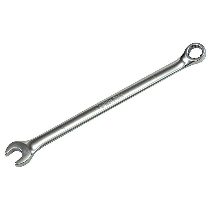 Husky 8 mm 12-Point Metric Full Polish Combination Wrench - HCW8MM