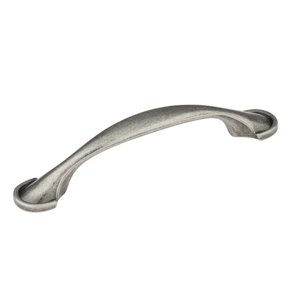 Richelieu 3-3/4 in. (96 mm) Center-to-Center Natural Iron Traditional Drawer Pull - BP198396908