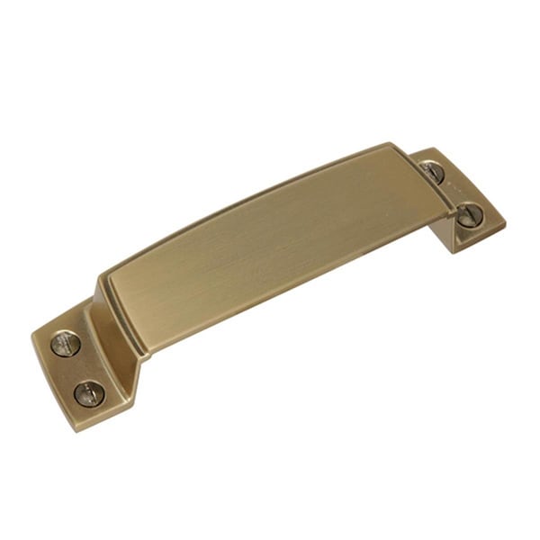 Amerock 3.5 in. Highland Ridge Cabinet Cup Pull - Golden Champagne - A55318 BBZ