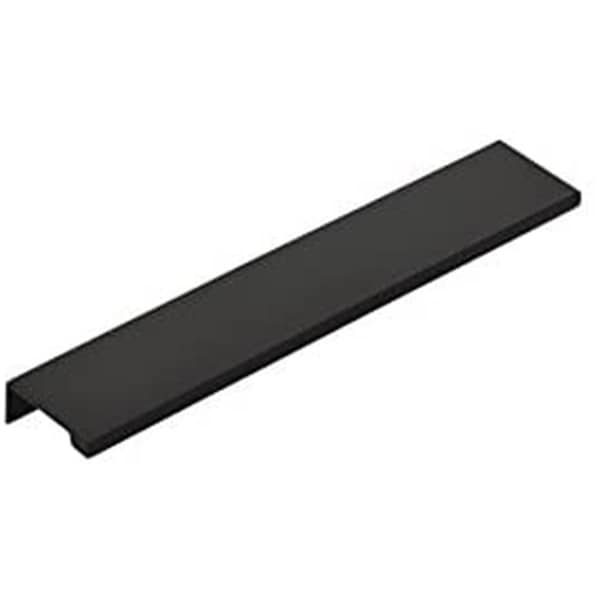 Patioplus 10 in. Center to Center Cabinet Edge Pull, Flat Black - PA3250732