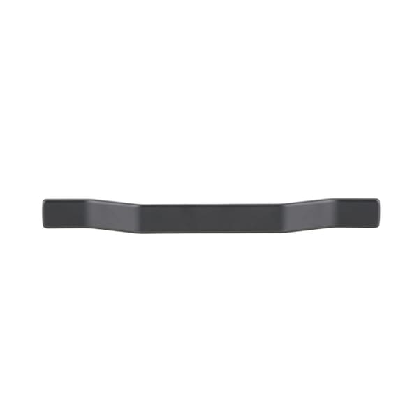 Richelieu 5 1/16 in (128 mm) Center-to-Center Matte Black Contemporary Cabinet Pull - BP7265128900