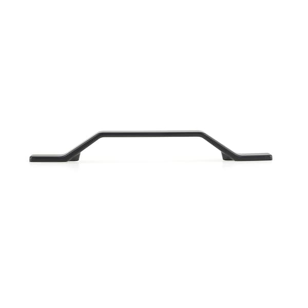 Richelieu 5 1/16 in (128 mm) Center-to-Center Matte Black Contemporary Cabinet Pull - BP7265128900