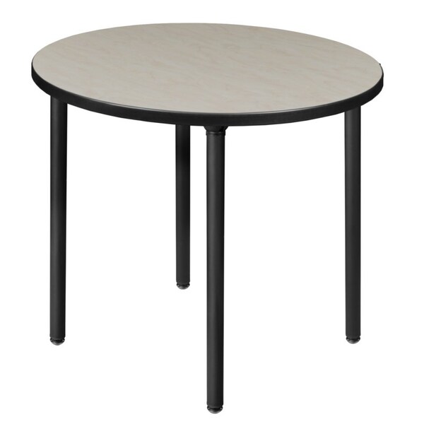 Regency Kee Folding Tables, 30 W, 30 L, 29 H, Wood, Metal Top, Maple - TBF30RNDPLBK